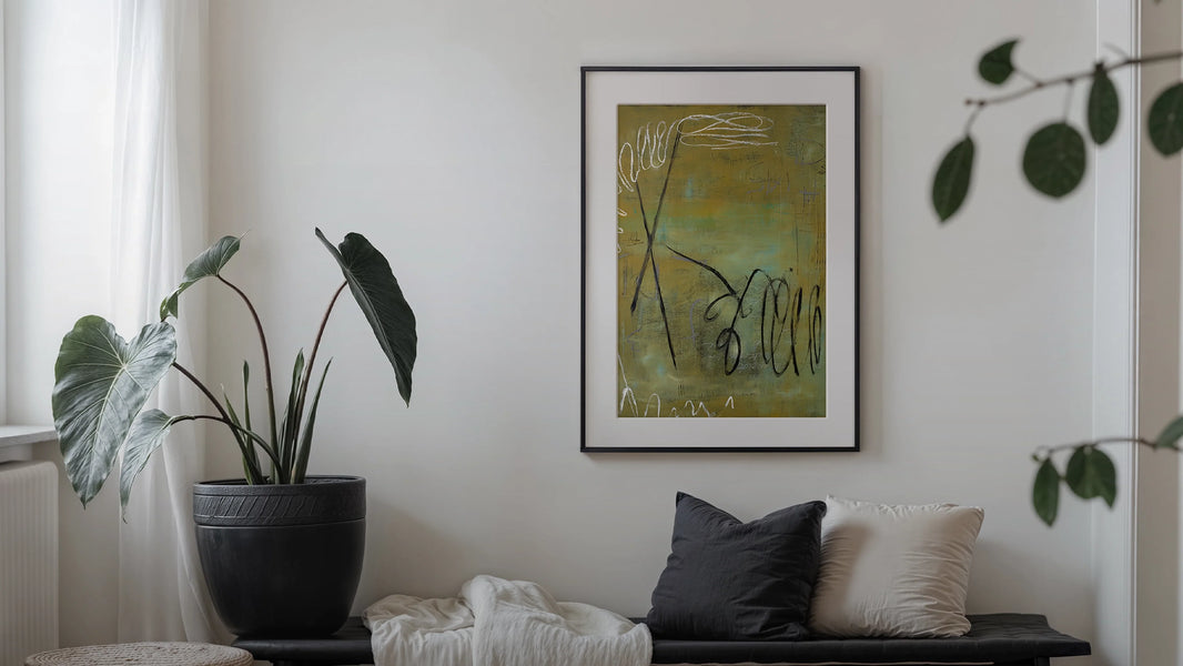 Where Abstract Art Actually Belongs in Your Home