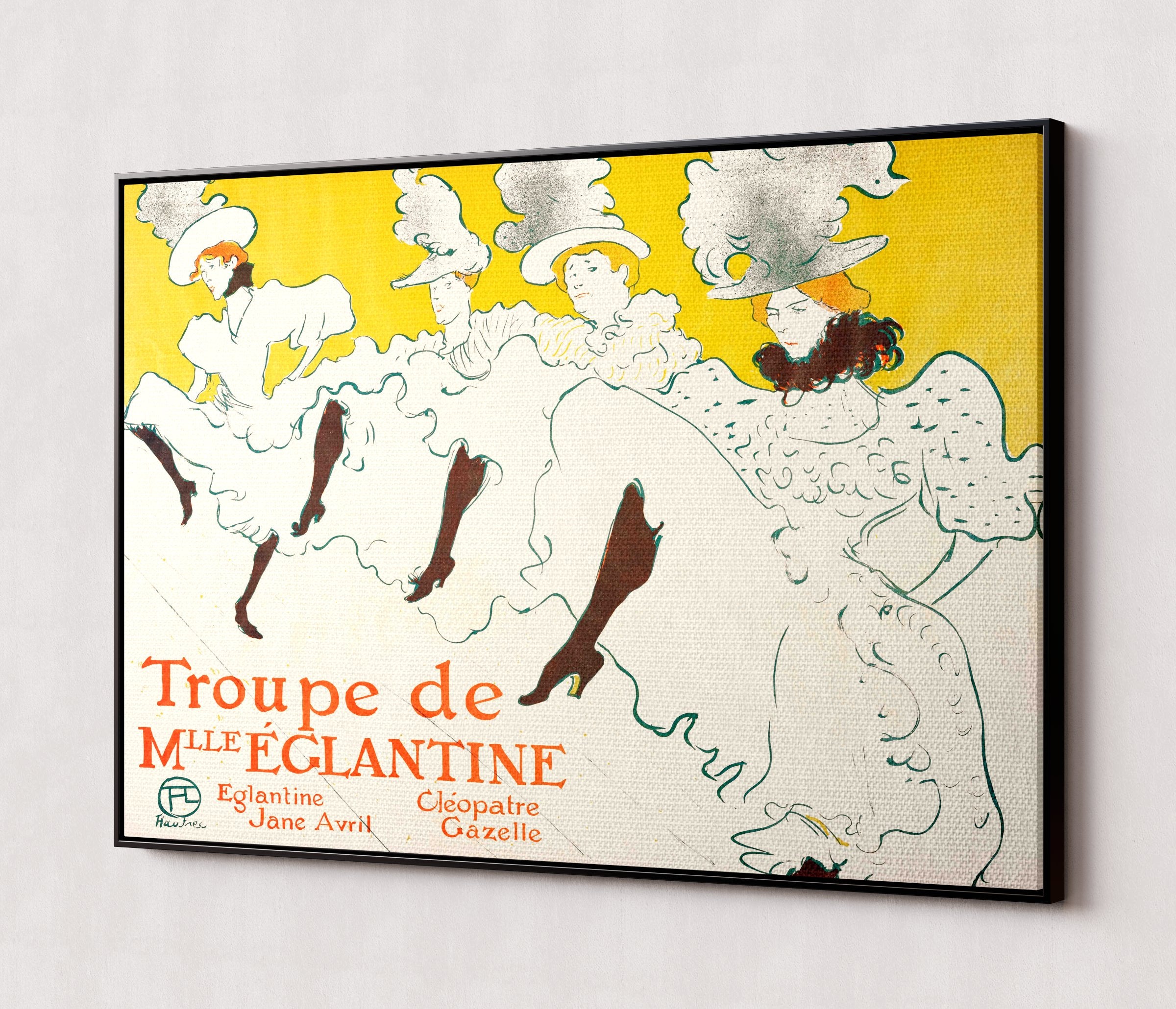 Toulouse-Lautrec, Mademoiselle Eglantine's Troupe - 1896 Print