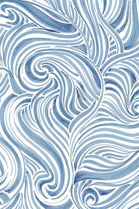 Flowing Blue lines 