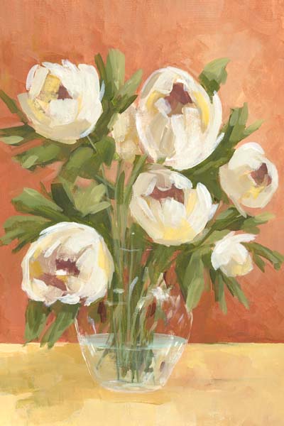 White Flower Glass