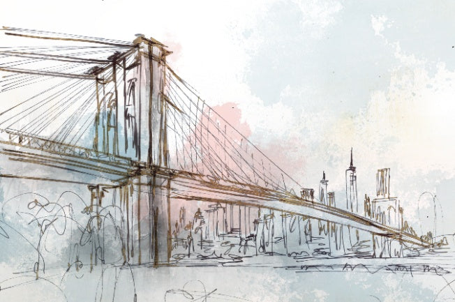 Blushing Brooklyn Bridge