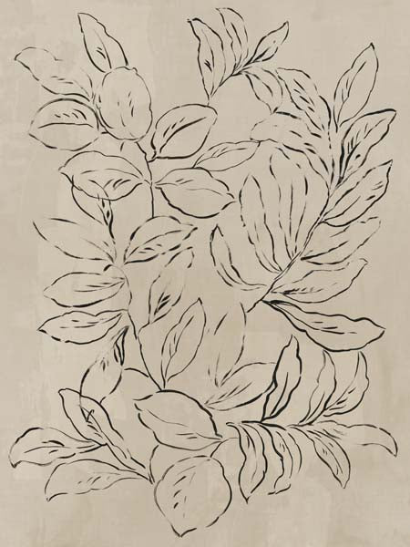 Outlined Leaves II