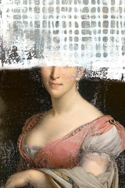 Classic Portrait with Abstract Overlay
