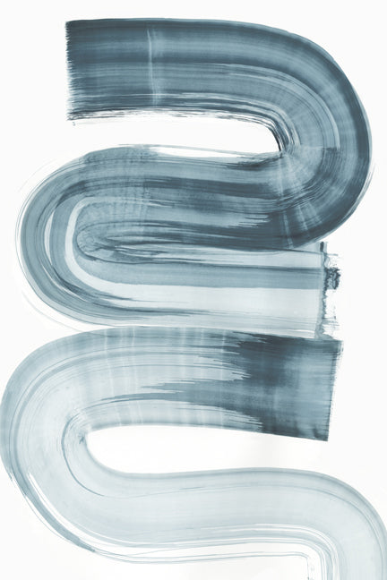 Swirl Blue Brushstrokes
