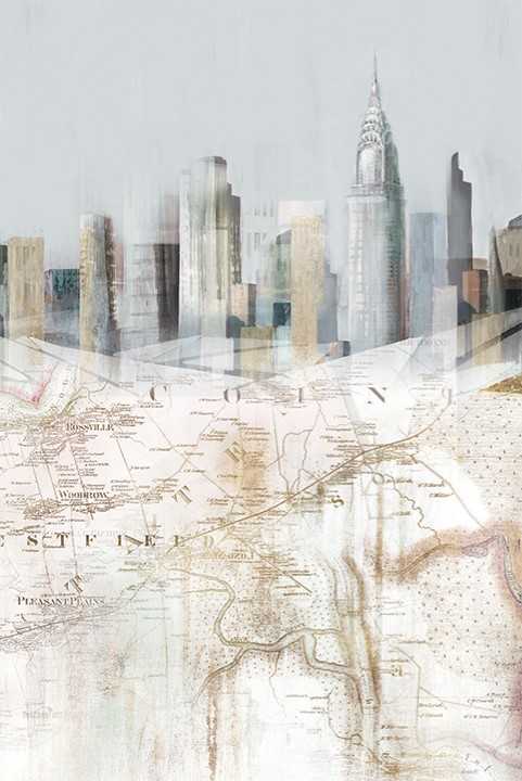 New York Blush Map
