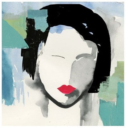 Girl with Red Stripes II