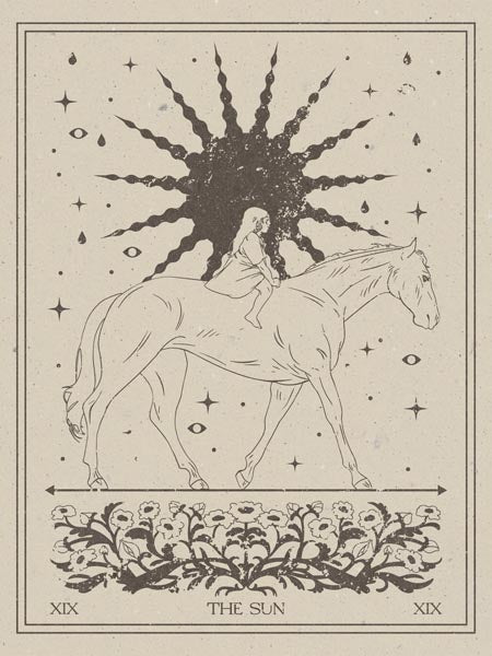 Rider Beneath Radiant Sun