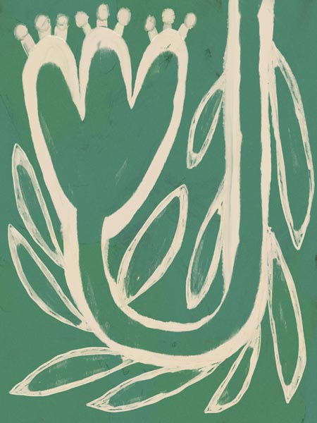 Green Floral Harmony