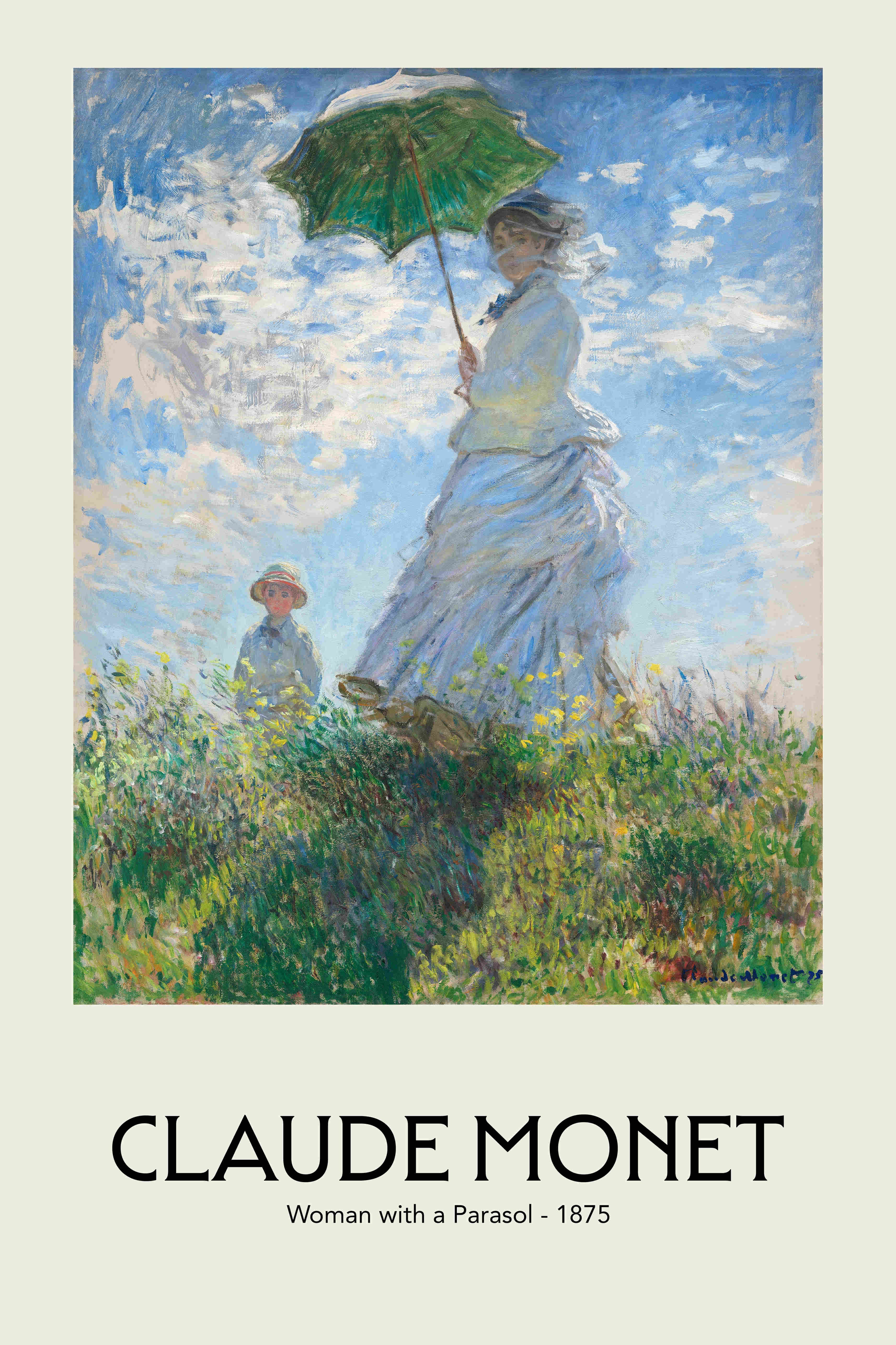 Claude Monet, Woman with Parasol -1875