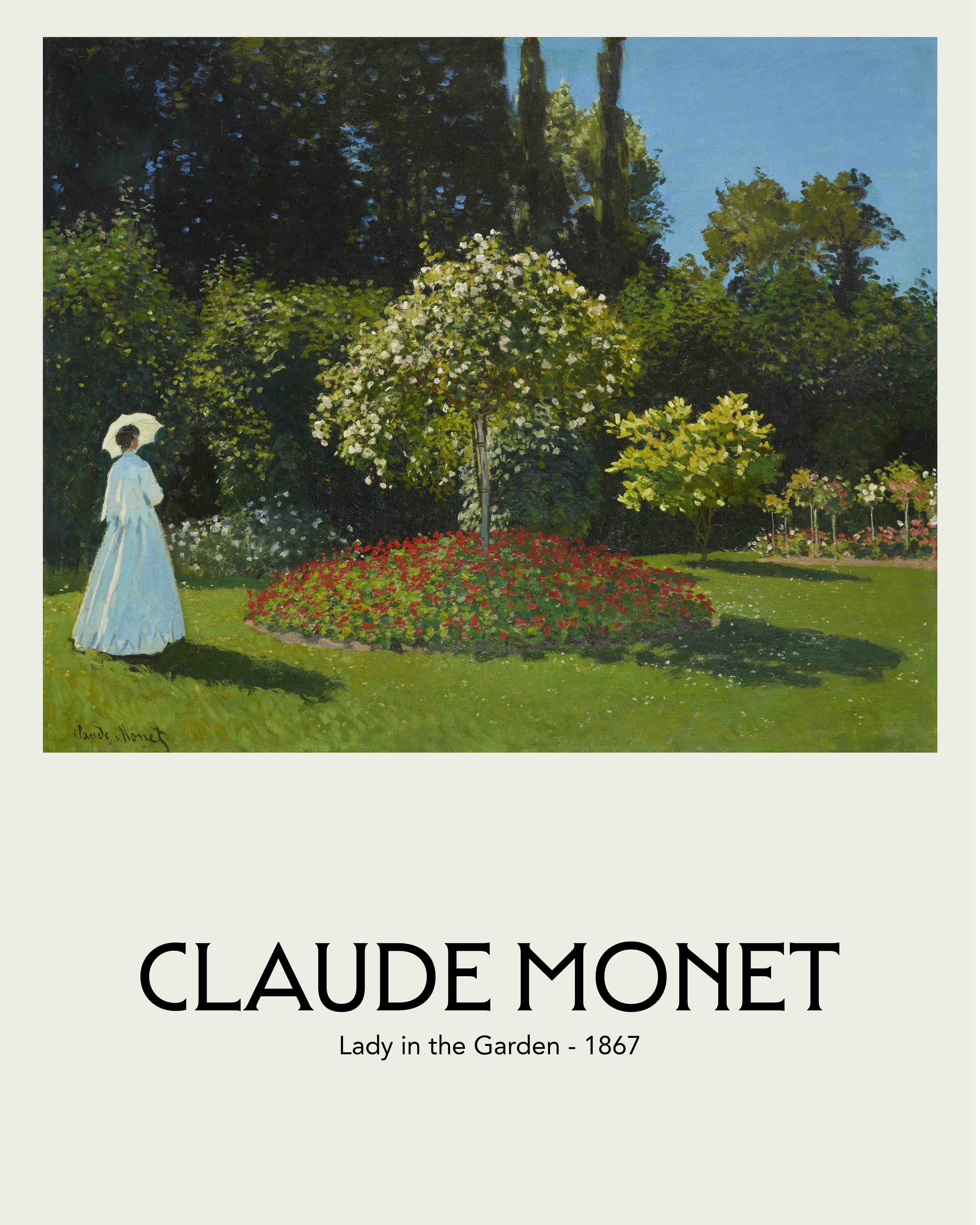 Claude Monet, Lady in the Garden -1867