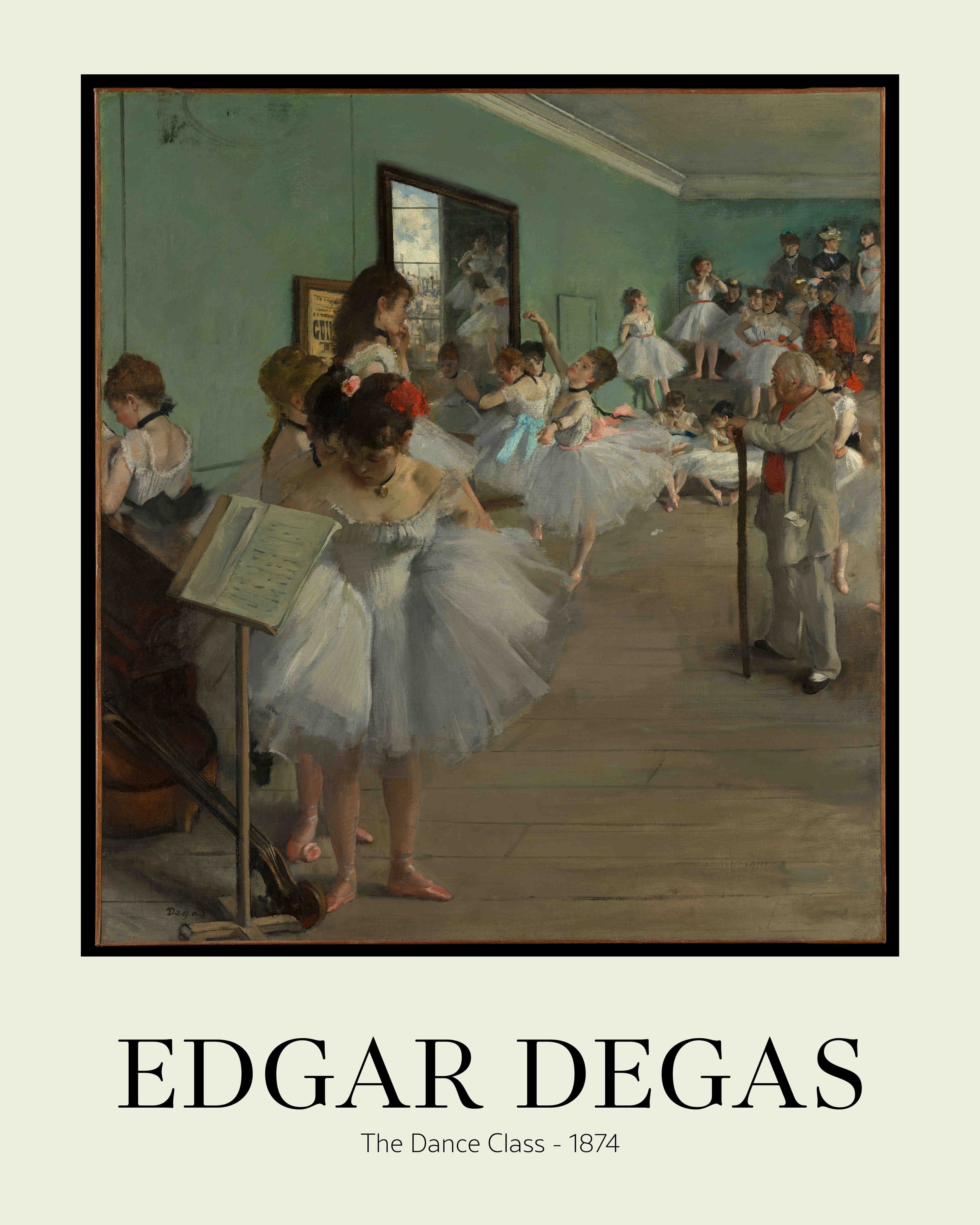 Edgar Degas, The Dance Class -1874