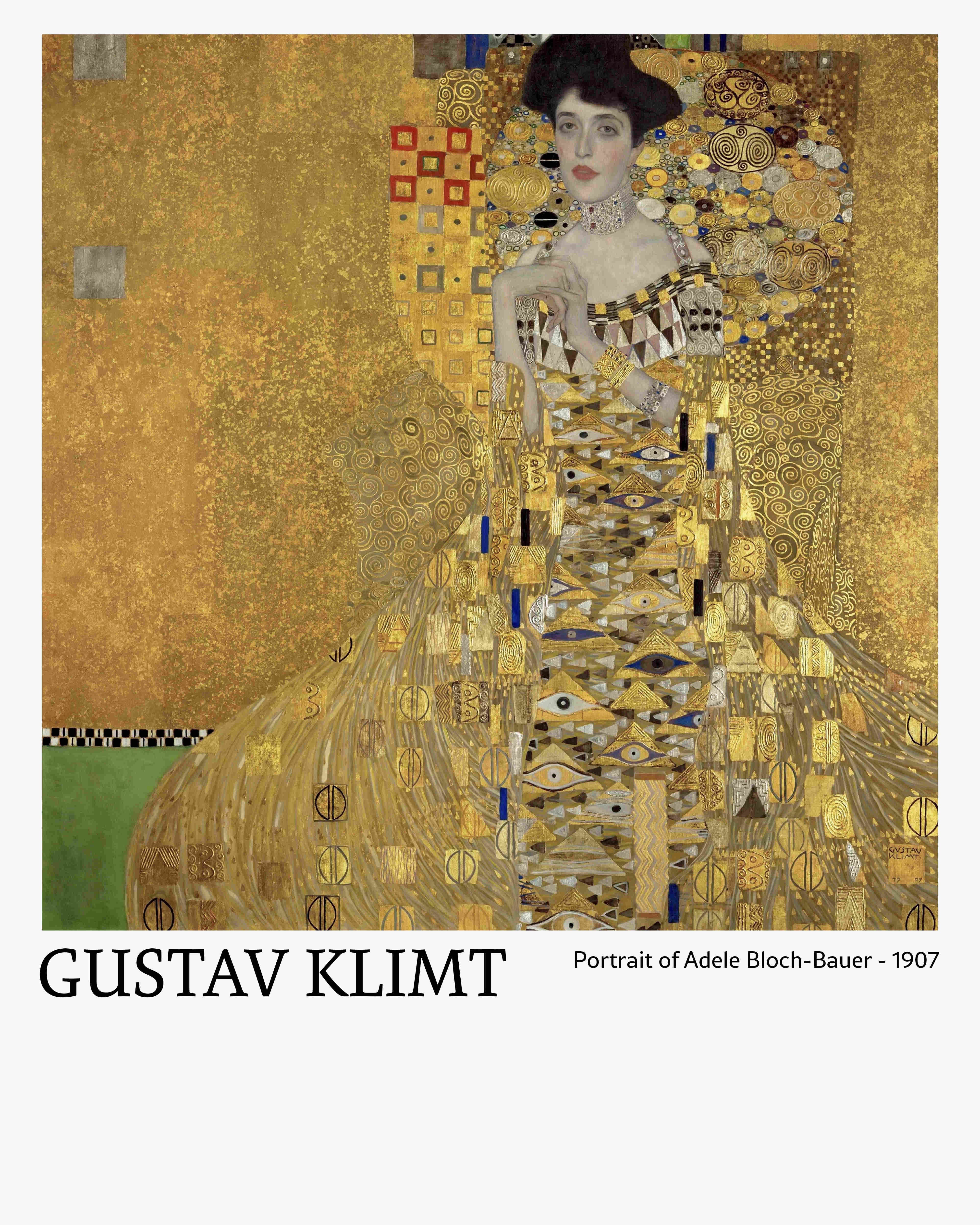 Gustav Klimt, Portrait of Adele-Bauer - 1907