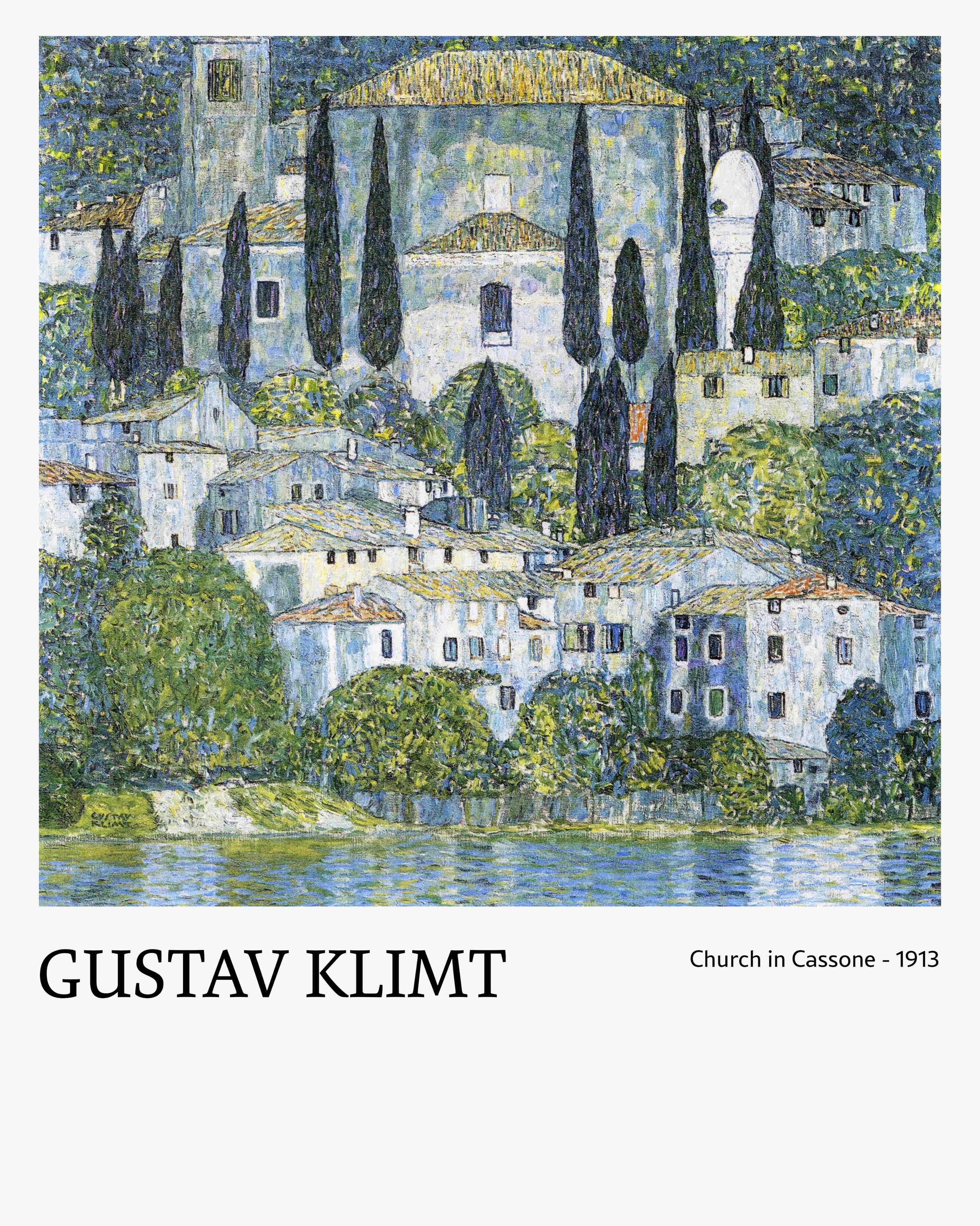 Gustav Klimt, Church in Cassone - 1913