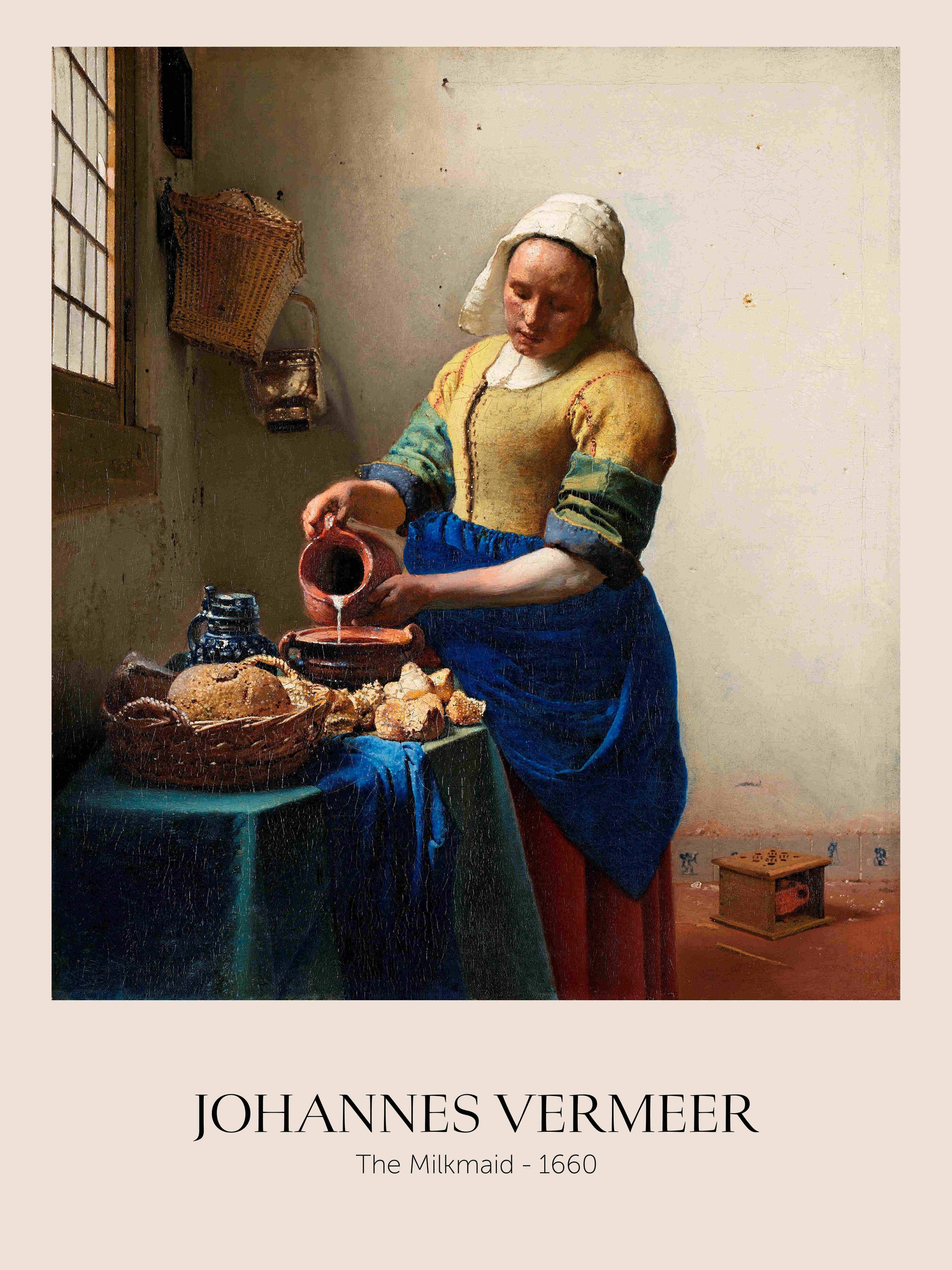 Johannes Vermeer, The Milkmaid - 1660