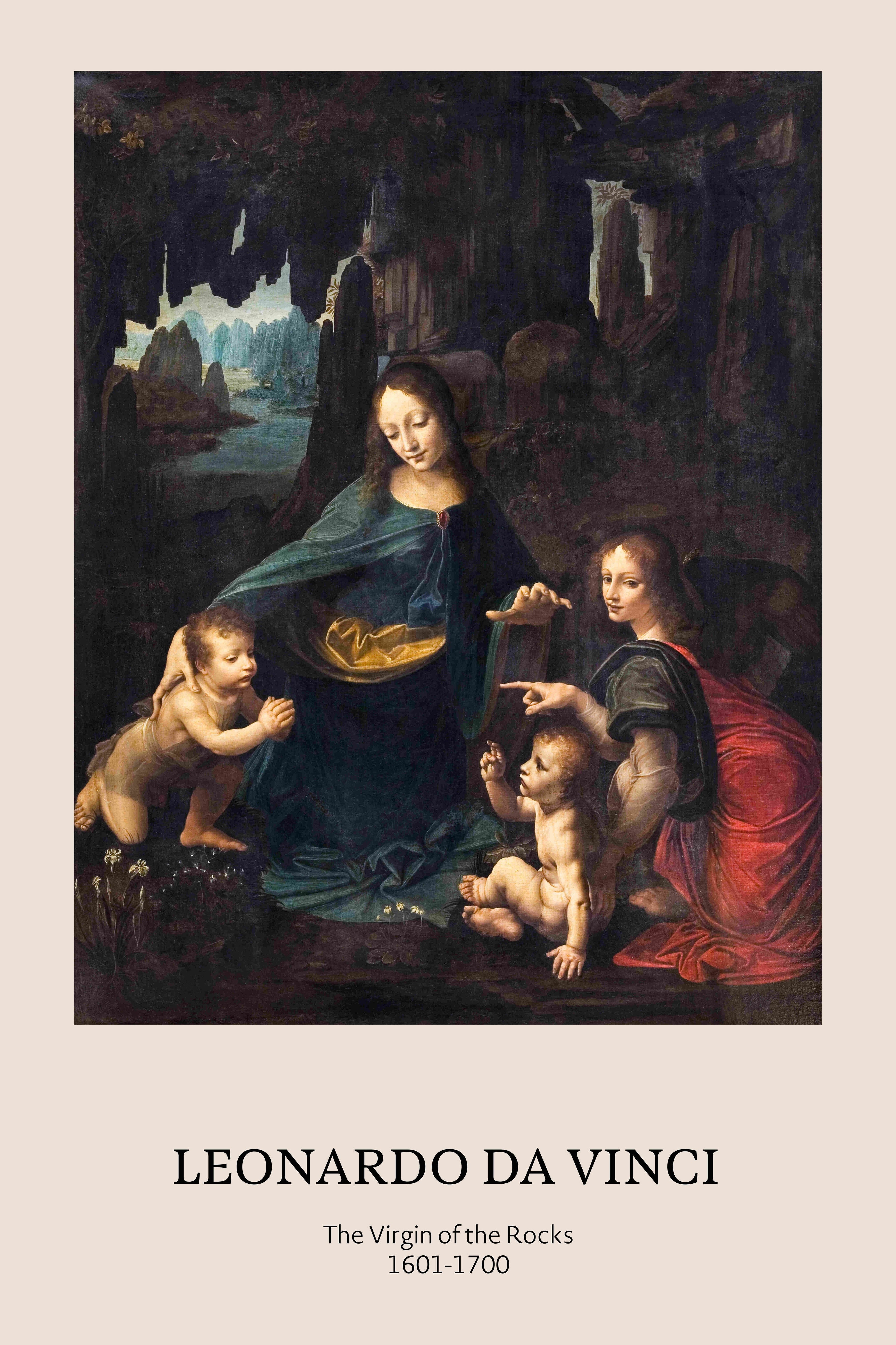 Leonardo Da Vinci, The Virgin of the Rocks - 1601-1700