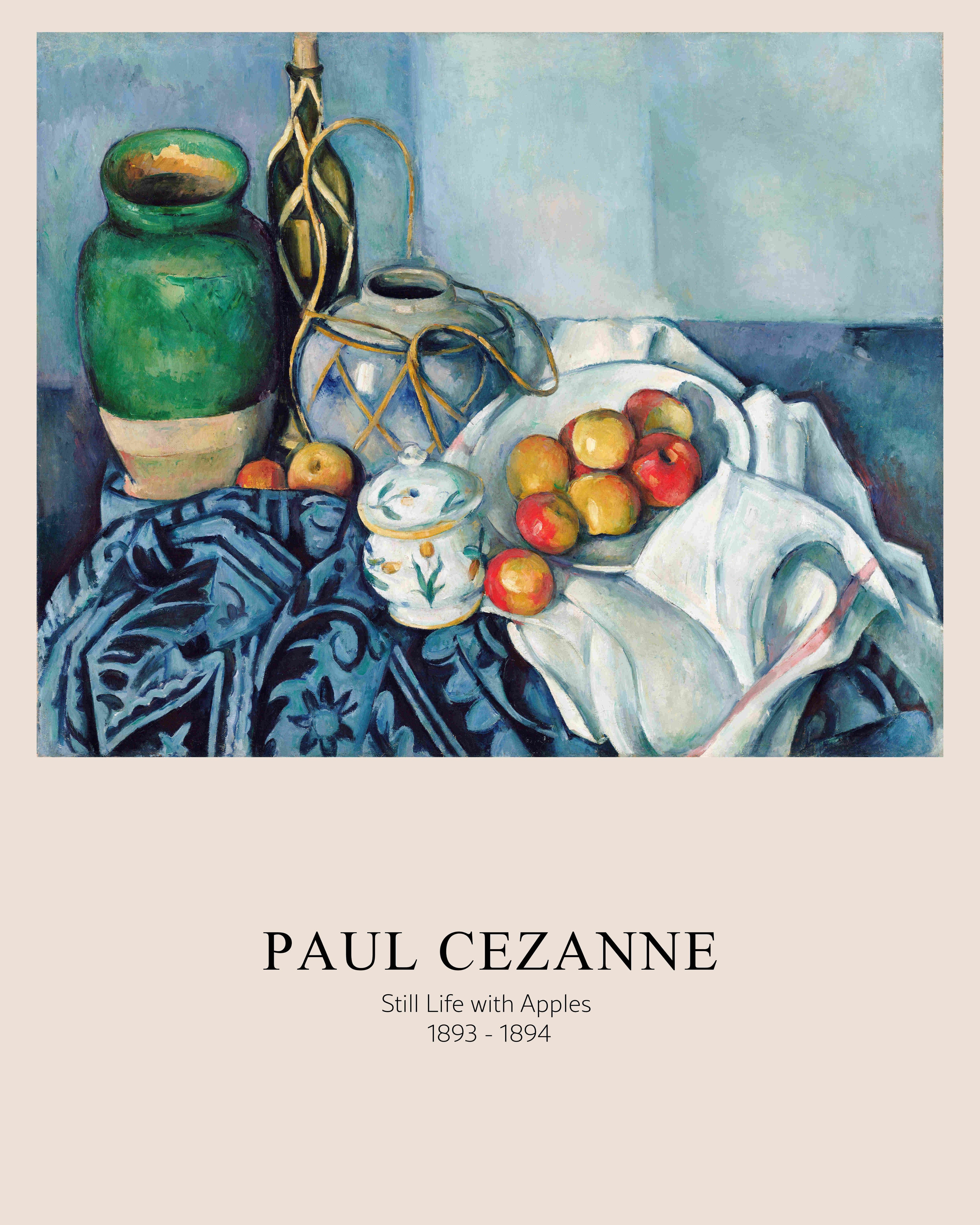 Paul Cezanne, Still Life with Apples - 1893-1894
