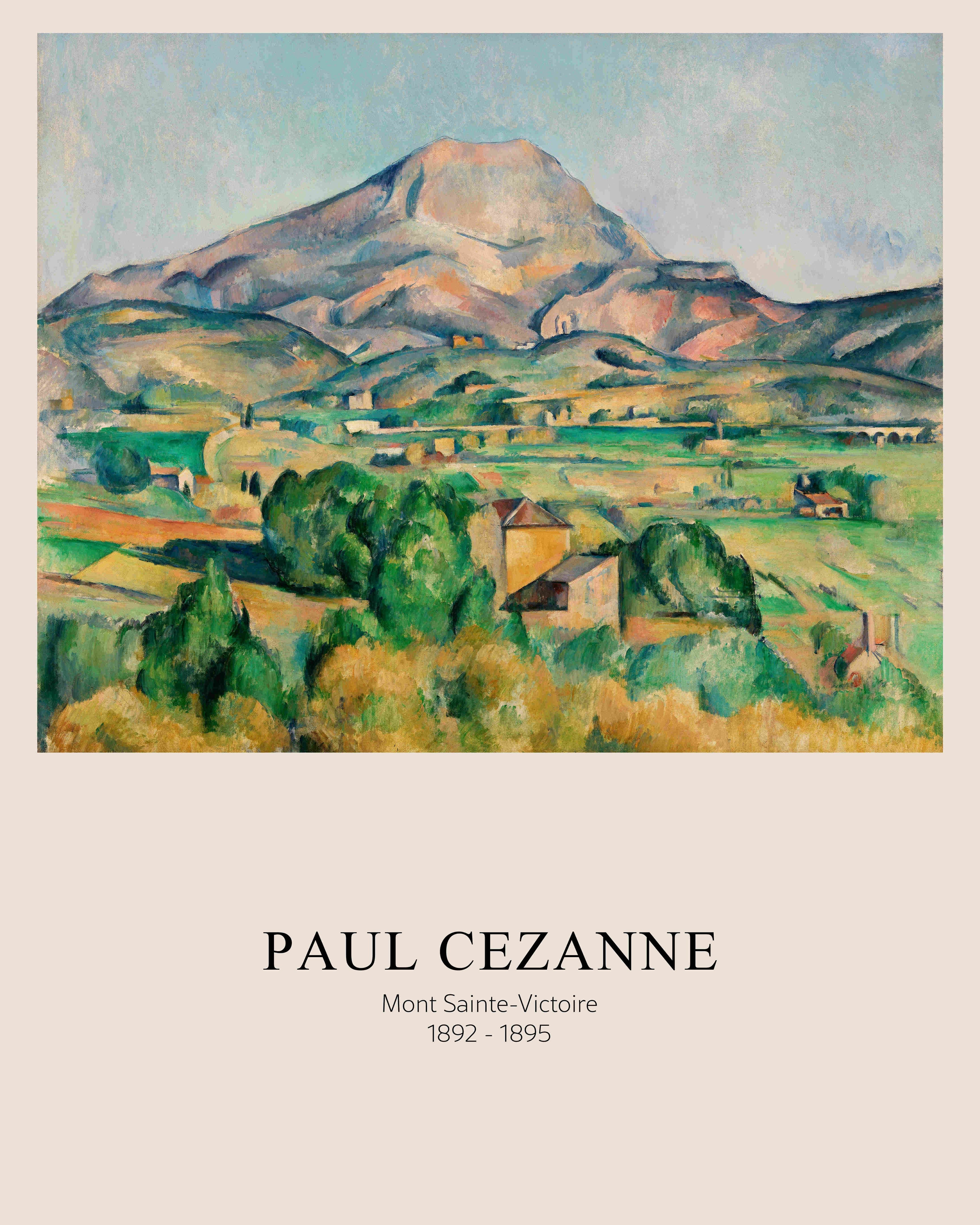 Paul Cezanne, Mont Sainte-Victoire - 1892-1895