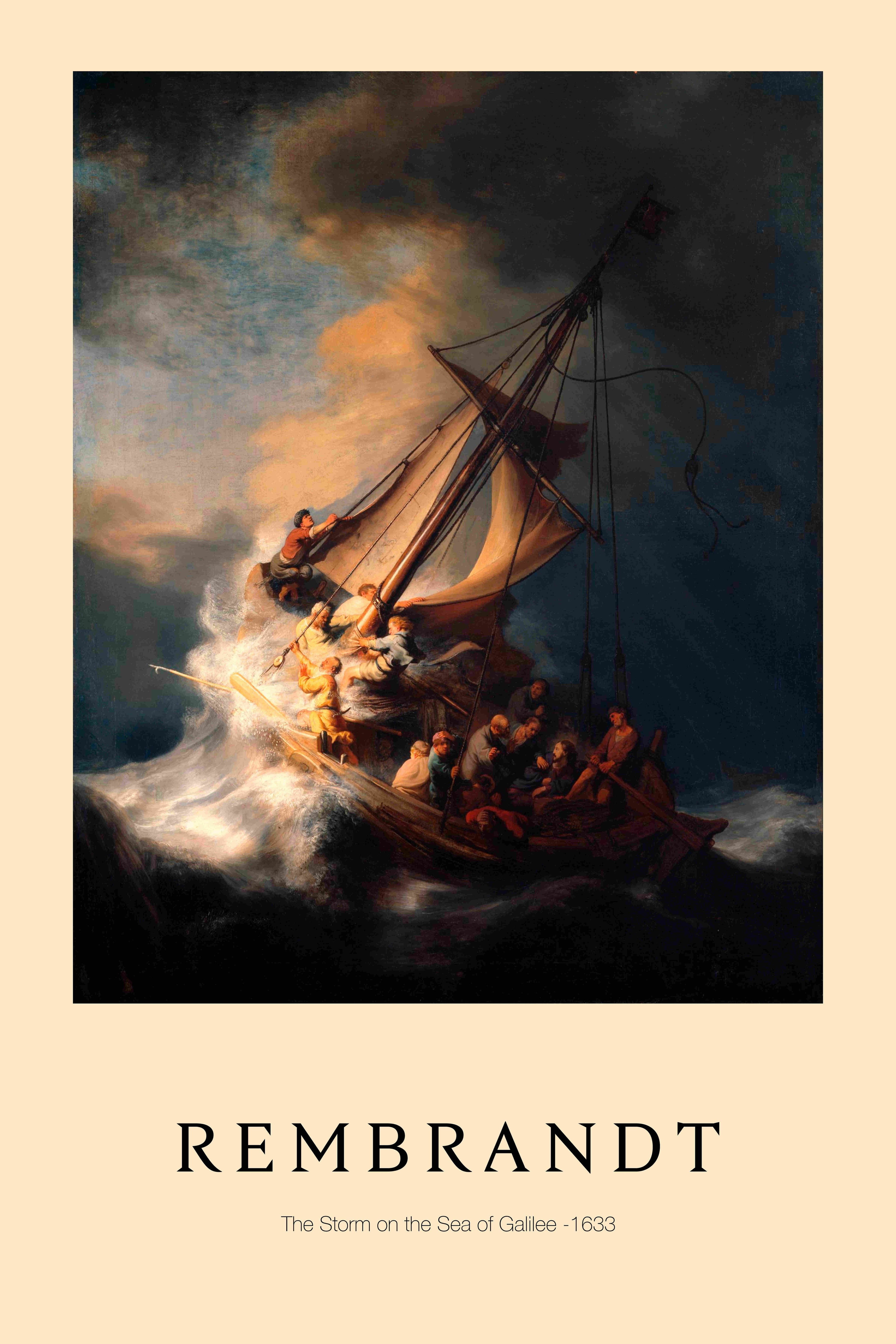 Rembrandt, The Storm on the Sea of Galilee - 1633