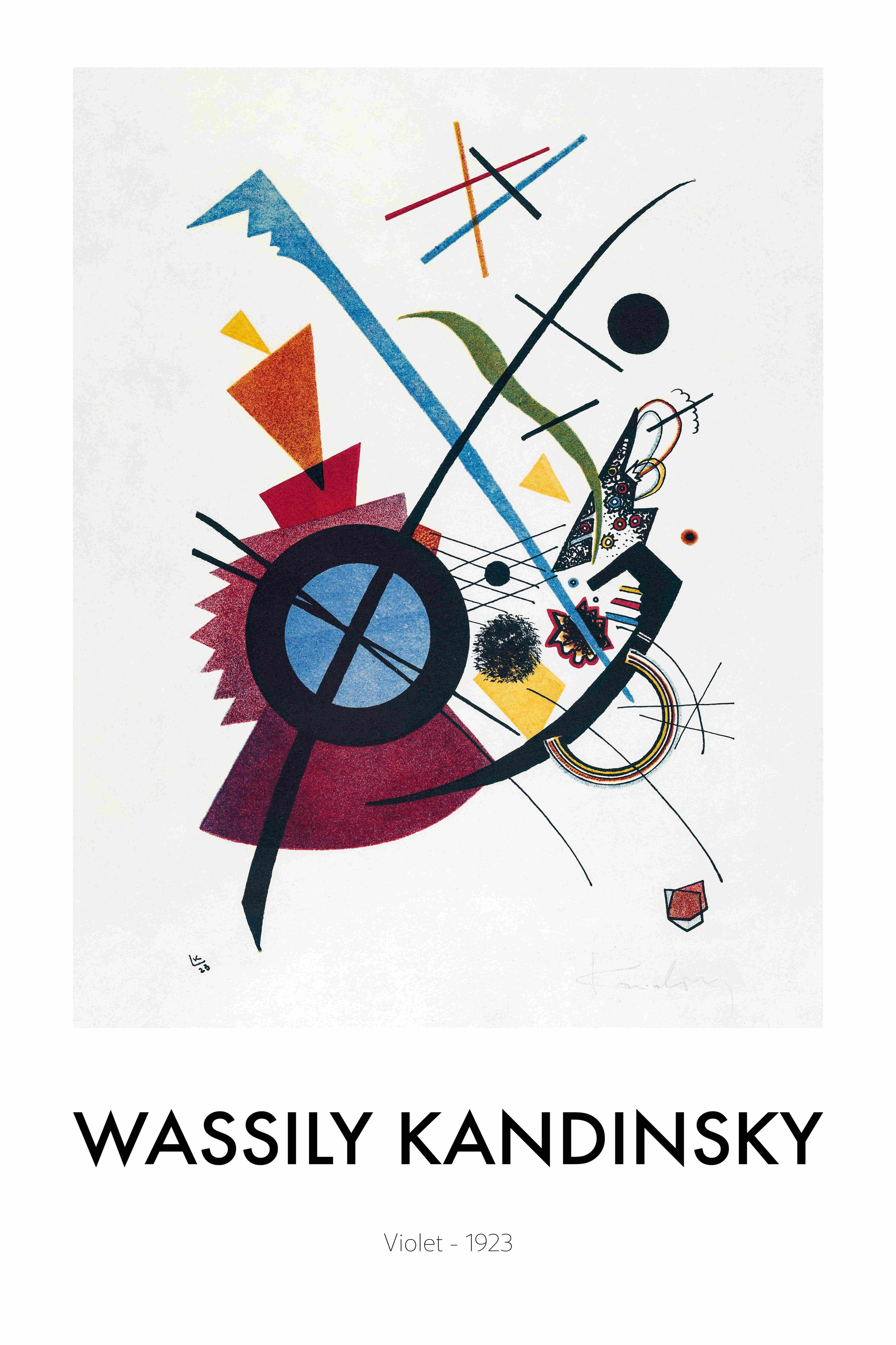 Wassily Kandinsky, Violet - 1923